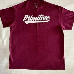 Primitive Men's Maroon T-Shirt